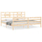 vidaXL Bed Frame without Mattress 200x200 cm Solid Wood