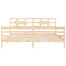vidaXL Bed Frame without Mattress 200x200 cm Solid Wood