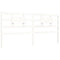 vidaXL Bed Frame without Mattress White 200x200 cm Solid Wood