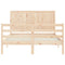 vidaXL Bed Frame without Mattress Small Double Solid Wood