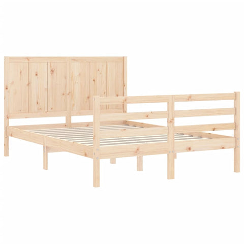 vidaXL Bed Frame without Mattress 120x200 cm Solid Wood