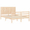 vidaXL Bed Frame without Mattress 120x200 cm Solid Wood