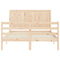 vidaXL Bed Frame without Mattress 120x200 cm Solid Wood