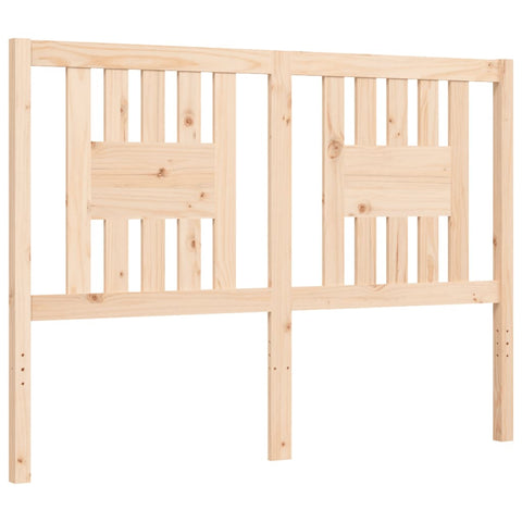 vidaXL Bed Frame without Mattress Double Solid Wood