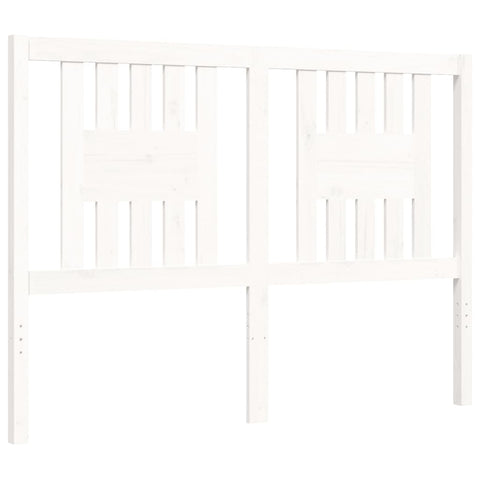 vidaXL Bed Frame without Mattress White 120x200 cm Solid Wood