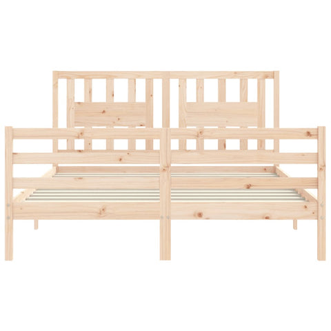 vidaXL Bed Frame without Mattress 160x200 cm Solid Wood