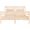 vidaXL Bed Frame without Mattress 160x200 cm Solid Wood