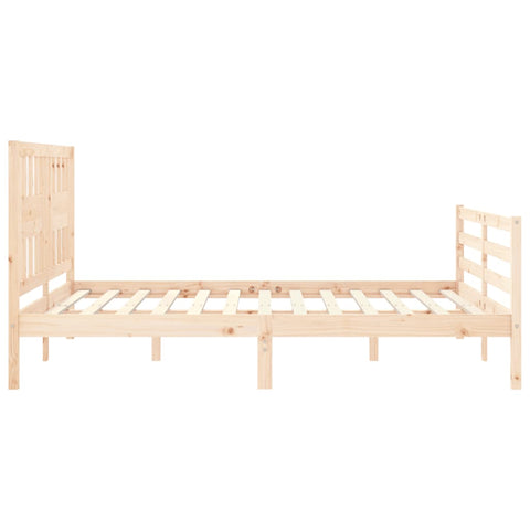 vidaXL Bed Frame without Mattress 160x200 cm Solid Wood