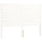 vidaXL Bed Frame without Mattress White 140x190 cm Solid Wood