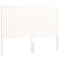 vidaXL Bed Frame without Mattress White 140x200 cm Solid Wood