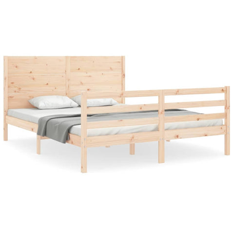 vidaXL Bed Frame without Mattress 160x200 cm Solid Wood