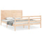 vidaXL Bed Frame without Mattress 160x200 cm Solid Wood