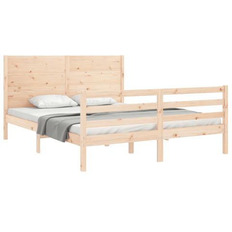vidaXL Bed Frame without Mattress 160x200 cm Solid Wood