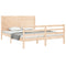 vidaXL Bed Frame without Mattress 160x200 cm Solid Wood