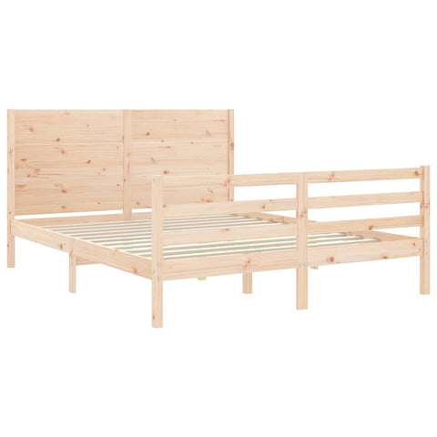 vidaXL Bed Frame without Mattress 160x200 cm Solid Wood