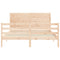 vidaXL Bed Frame without Mattress 160x200 cm Solid Wood