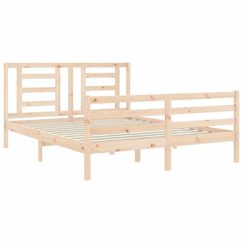 vidaXL Bed Frame without Mattress 160x200 cm Solid Wood