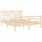 vidaXL Bed Frame without Mattress 160x200 cm Solid Wood