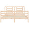 vidaXL Bed Frame without Mattress 160x200 cm Solid Wood