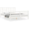 vidaXL Bed Frame without Mattress White 160x200 cm Solid Wood