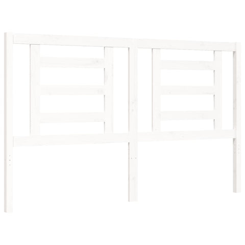vidaXL Bed Frame without Mattress White 160x200 cm Solid Wood