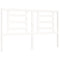 vidaXL Bed Frame without Mattress White 160x200 cm Solid Wood