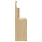 vidaXL Dressing Table with LED Lights Sonoma Oak 96x40x142 cm