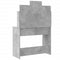 vidaXL Dressing Table with LED Lights Concrete Grey 96x40x142 cm