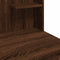 vidaXL Dressing Table with LED Lights Brown Oak 96x40x142 cm