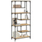 vidaXL Bookcase Sonoma Oak 81x36x176 cm Engineered Wood