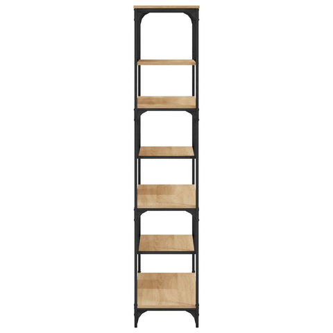 vidaXL Bookcase Sonoma Oak 81x36x176 cm Engineered Wood