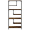 vidaXL Bookcase Smoked Oak 81x36x176 cm Engineered Wood