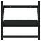 vidaXL 4 Piece Wall Shelf Set with Bars Black Engineered Wood