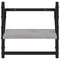 vidaXL 4 Piece Wall Shelf Set with Bars Grey Sonoma Engineered Wood