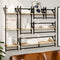 vidaXL 6 Piece Wall Shelf Set with Bars Sonoma Oak Engineered Wood