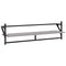 vidaXL 6 Piece Wall Shelf Set with Bars Grey Sonoma Engineered Wood