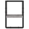 vidaXL Wall Shelf with Bar Grey Sonoma 20x25x30 cm