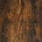 vidaXL Wall Shelf with Bar Smoked Oak 30x25x30 cm