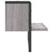 vidaXL Wall Shelf with Bar Grey Sonoma 40x25x30 cm