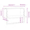 vidaXL Wall Shelf with Bar Grey Sonoma 40x25x30 cm