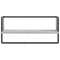 vidaXL Wall Shelf with Bar Grey Sonoma 65x25x30 cm