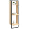 vidaXL 3-Tier Wall Shelf Sonoma Oak 30x25x100 cm Engineered Wood