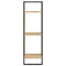 vidaXL 3-Tier Wall Shelf Sonoma Oak 30x25x100 cm Engineered Wood