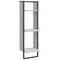 vidaXL 3-Tier Wall Shelf Grey Sonoma 30x25x100 cm Engineered Wood
