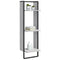 vidaXL 3-Tier Wall Shelf Grey Sonoma 30x25x100 cm Engineered Wood