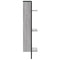 vidaXL 3-Tier Wall Shelf Grey Sonoma 30x25x100 cm Engineered Wood