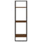 vidaXL 3-Tier Wall Shelf Brown Oak 30x25x100 cm Engineered Wood