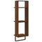 vidaXL 3-Tier Wall Shelf Brown Oak 30x25x100 cm Engineered Wood