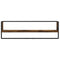 vidaXL 6 Piece Wall Shelf Set with Bars Smoked Oak Engineered Wood
