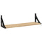 vidaXL Wall Shelves 2 pcs Sonoma Oak 60x15x15.5 cm